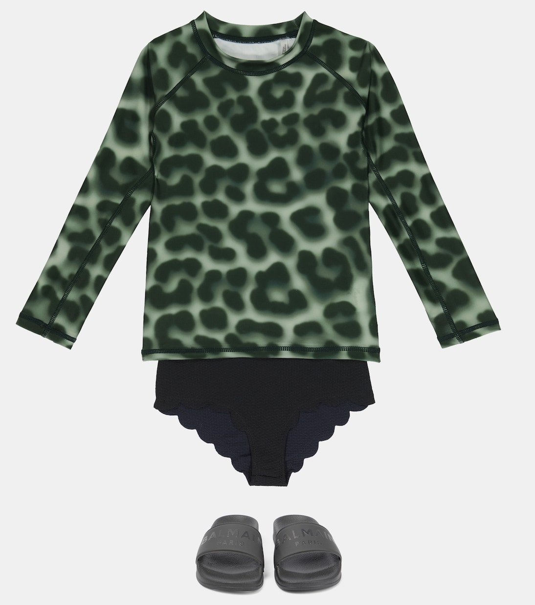 Neptune leopard-print rashguard | Molo