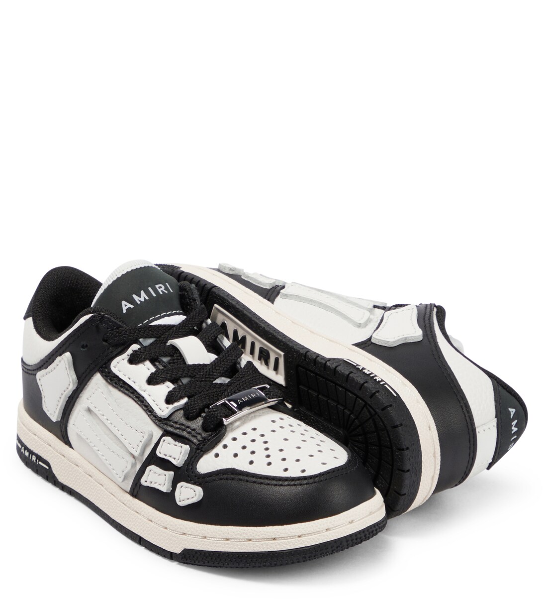 Skel leather sneakers | Amiri Kids