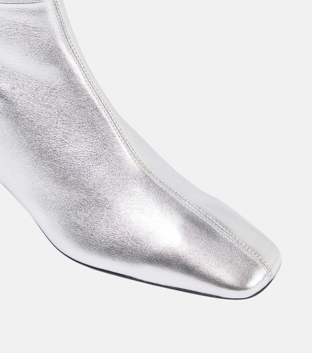 Overknee-Stiefel aus Metallic-Leder | Tom Ford