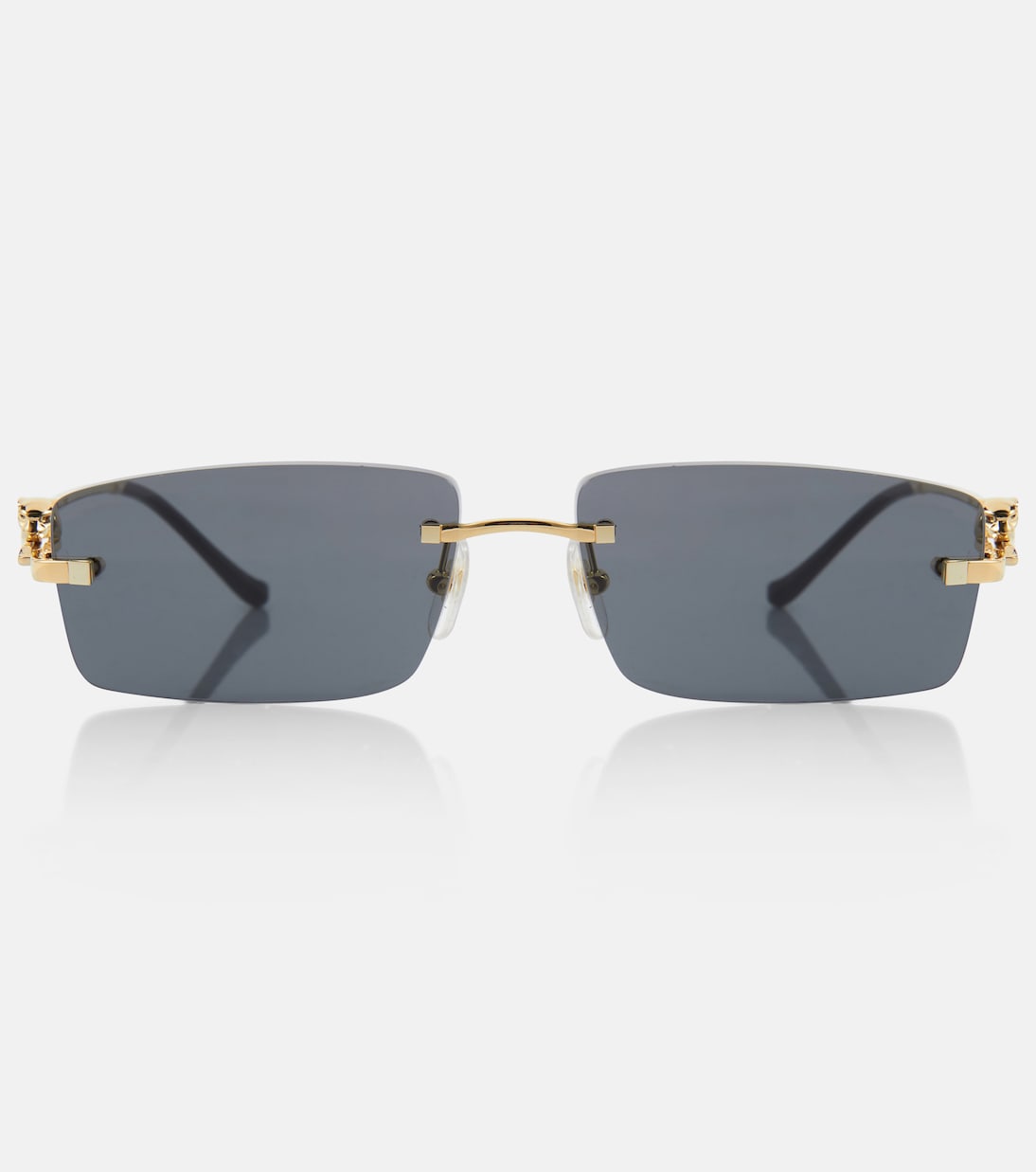 Gafas de sol rectangulares Panthère de Cartier | Cartier Eyewear Collection