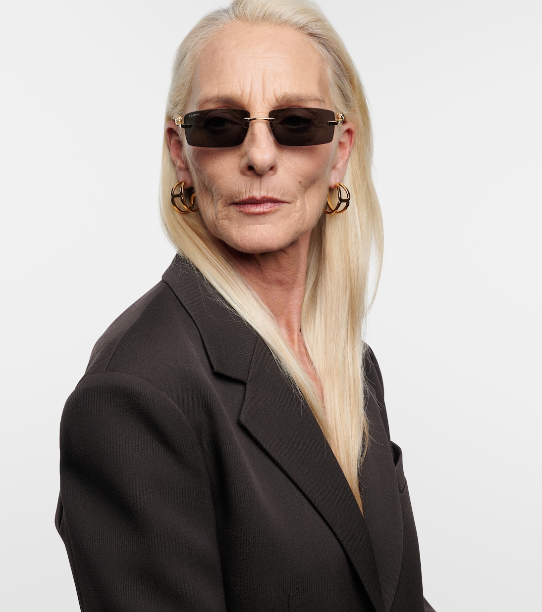 Gafas de sol rectangulares Panthère de Cartier | Cartier Eyewear Collection