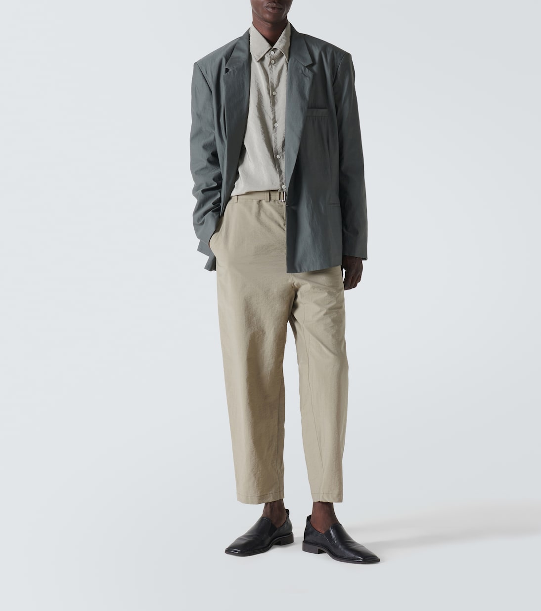 Pantalones tapered de mezcla de algodón | Lemaire