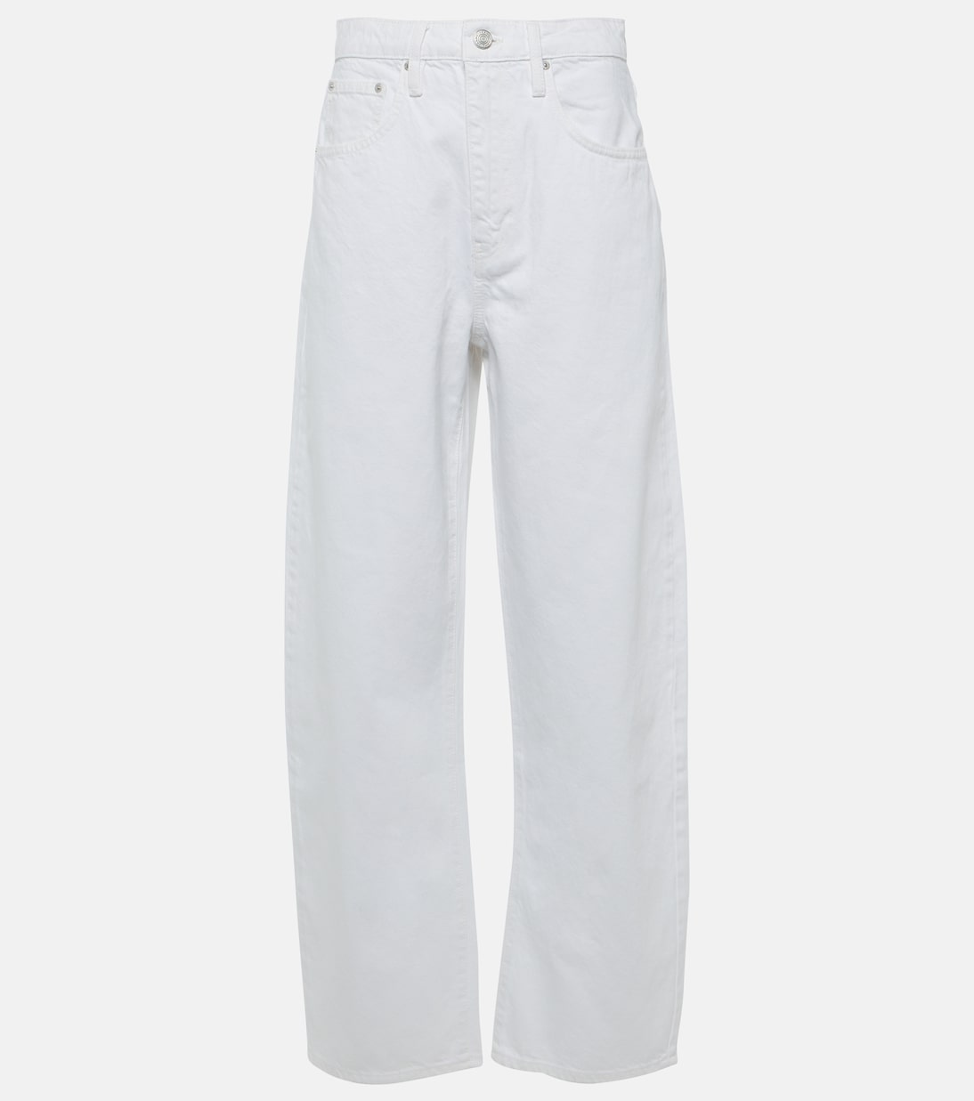 Long Barrel high-rise barrel-leg jeans | Frame
