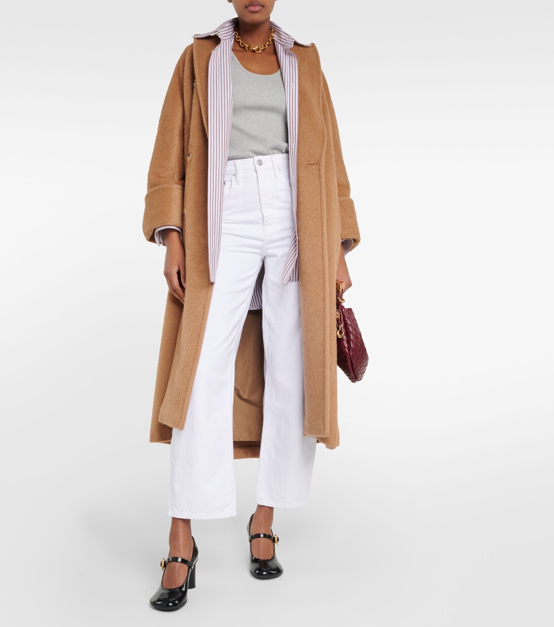 Long Barrel high-rise barrel-leg jeans | Frame