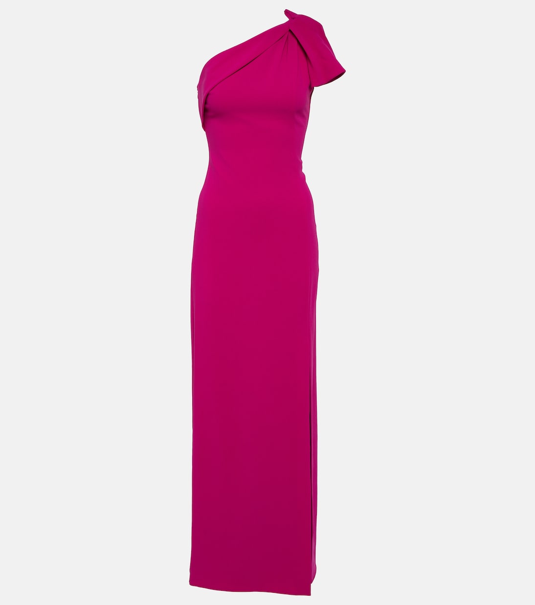 One-Shoulder-Robe aus Cady | Roland Mouret