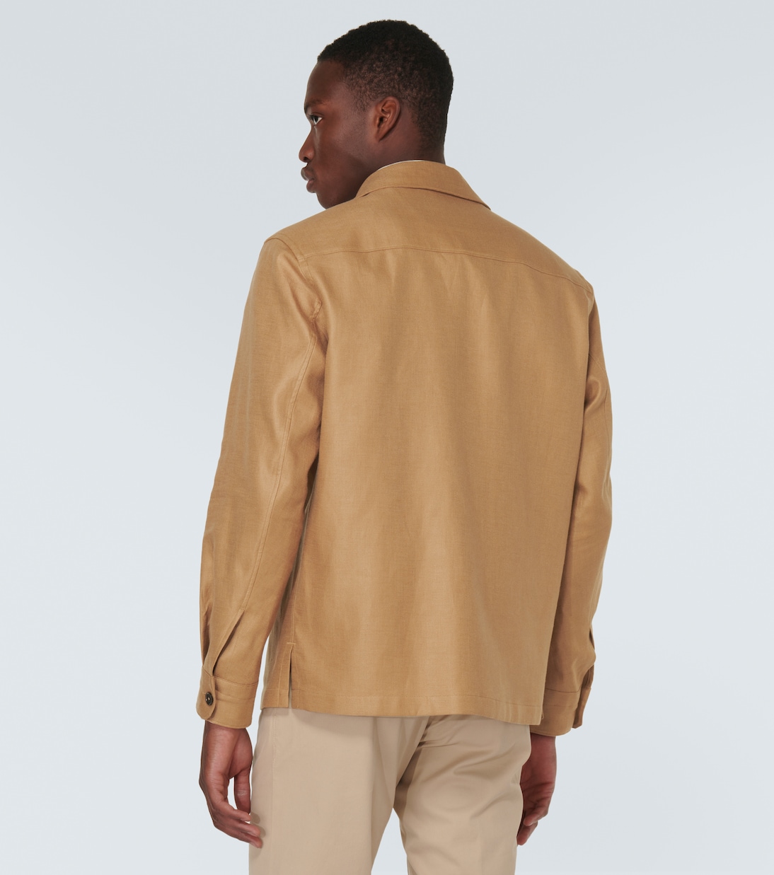 Hemdjacke aus Leinen | Zegna