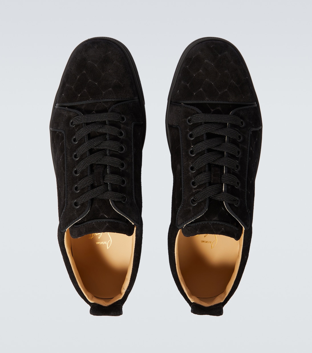 Baskets Louis Junior en daim | Christian Louboutin