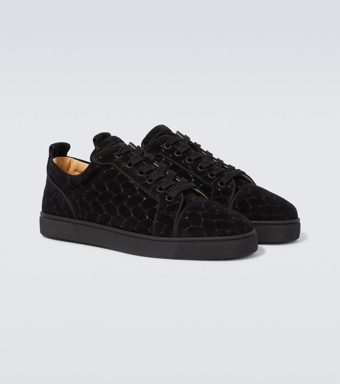 Baskets Louis Junior en daim | Christian Louboutin