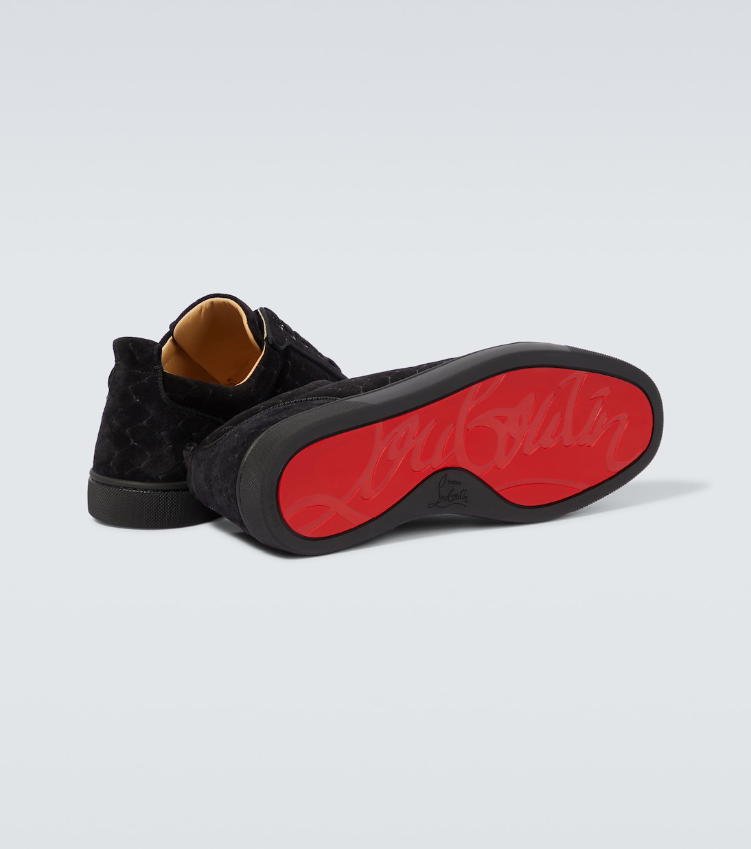 Baskets Louis Junior en daim | Christian Louboutin