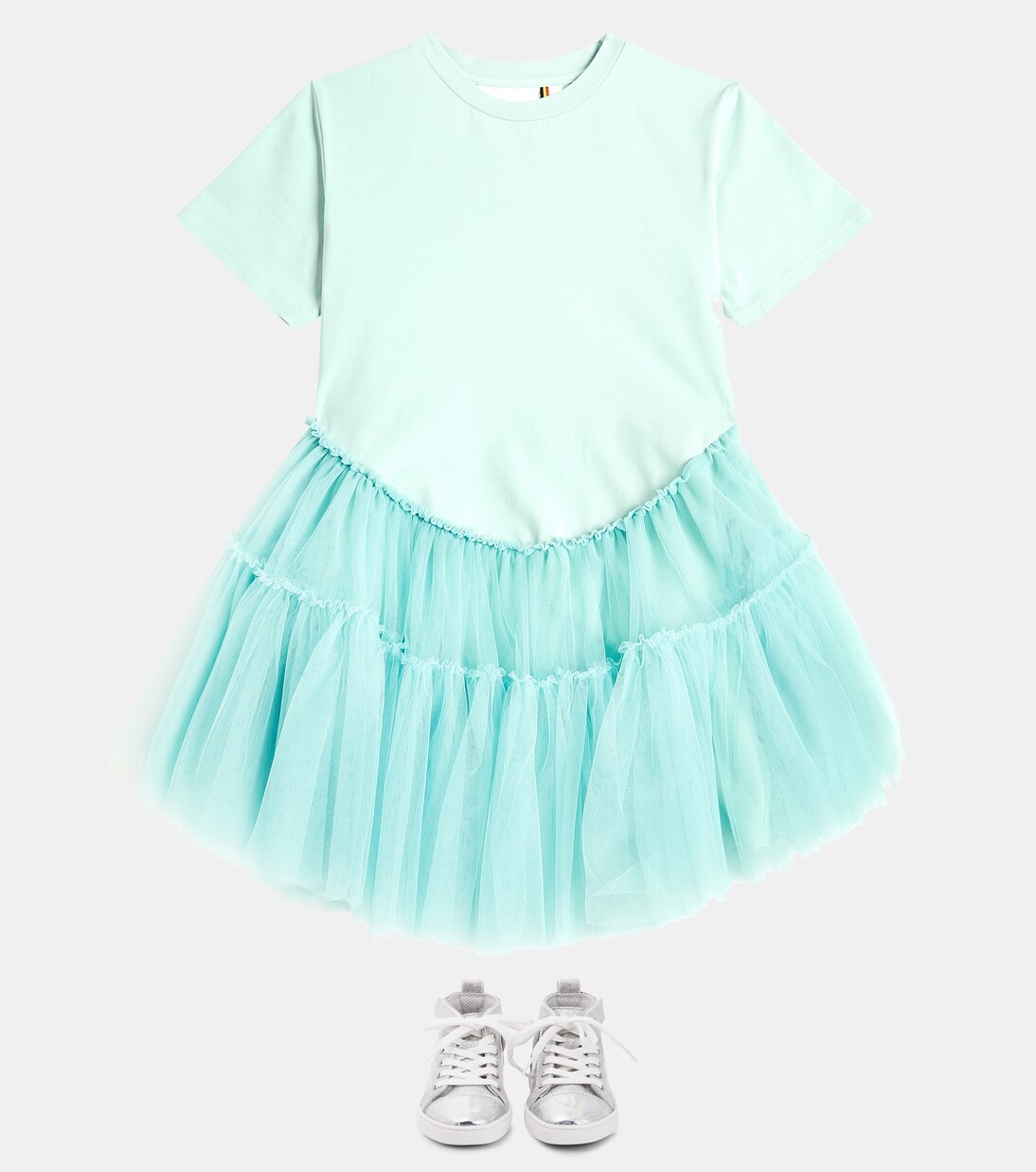 Jersey and tulle dress | Caroline Bosmans