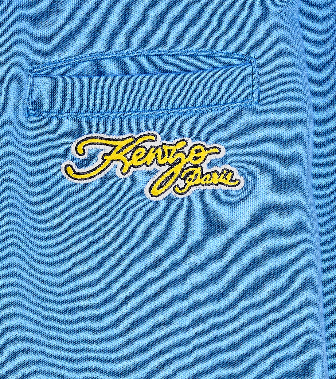 Embroidered cotton jersey sweatpants | Kenzo Kids