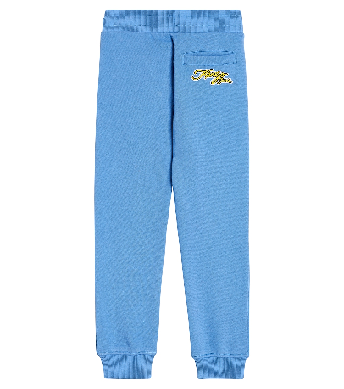 Embroidered cotton jersey sweatpants | Kenzo Kids