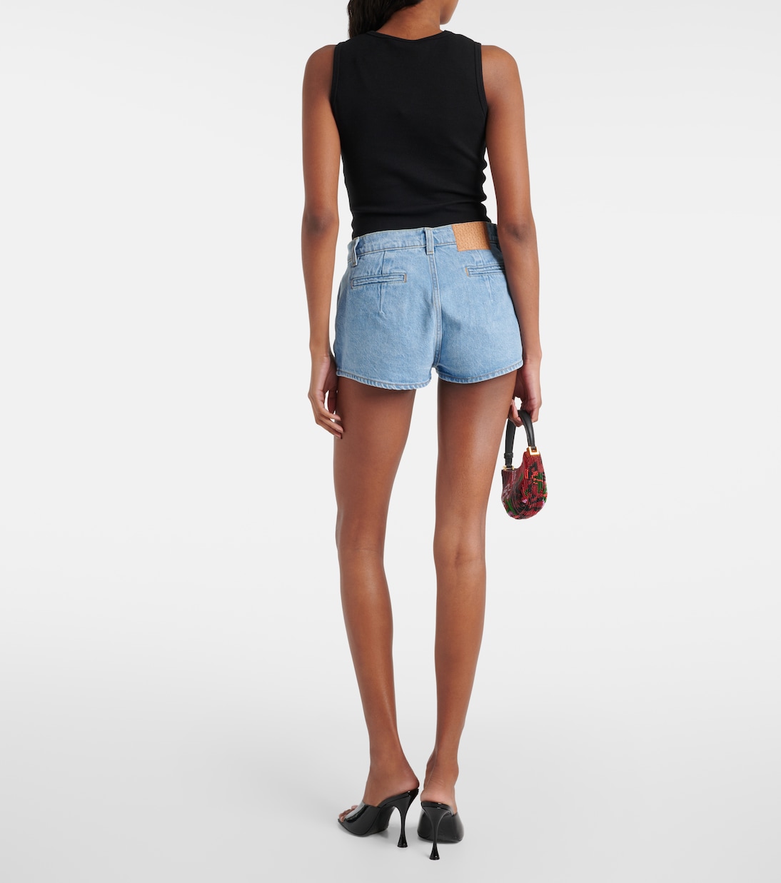 Short à taille haute en jean | Magda Butrym