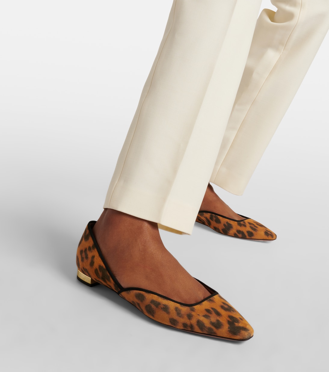 Bailarinas Maia Flay de piel | Aquazzura