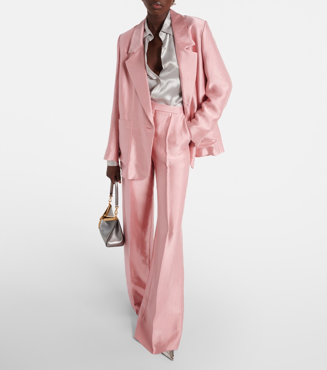 Weite Hose Slouchy Elegance aus Satin | Dorothee Schumacher