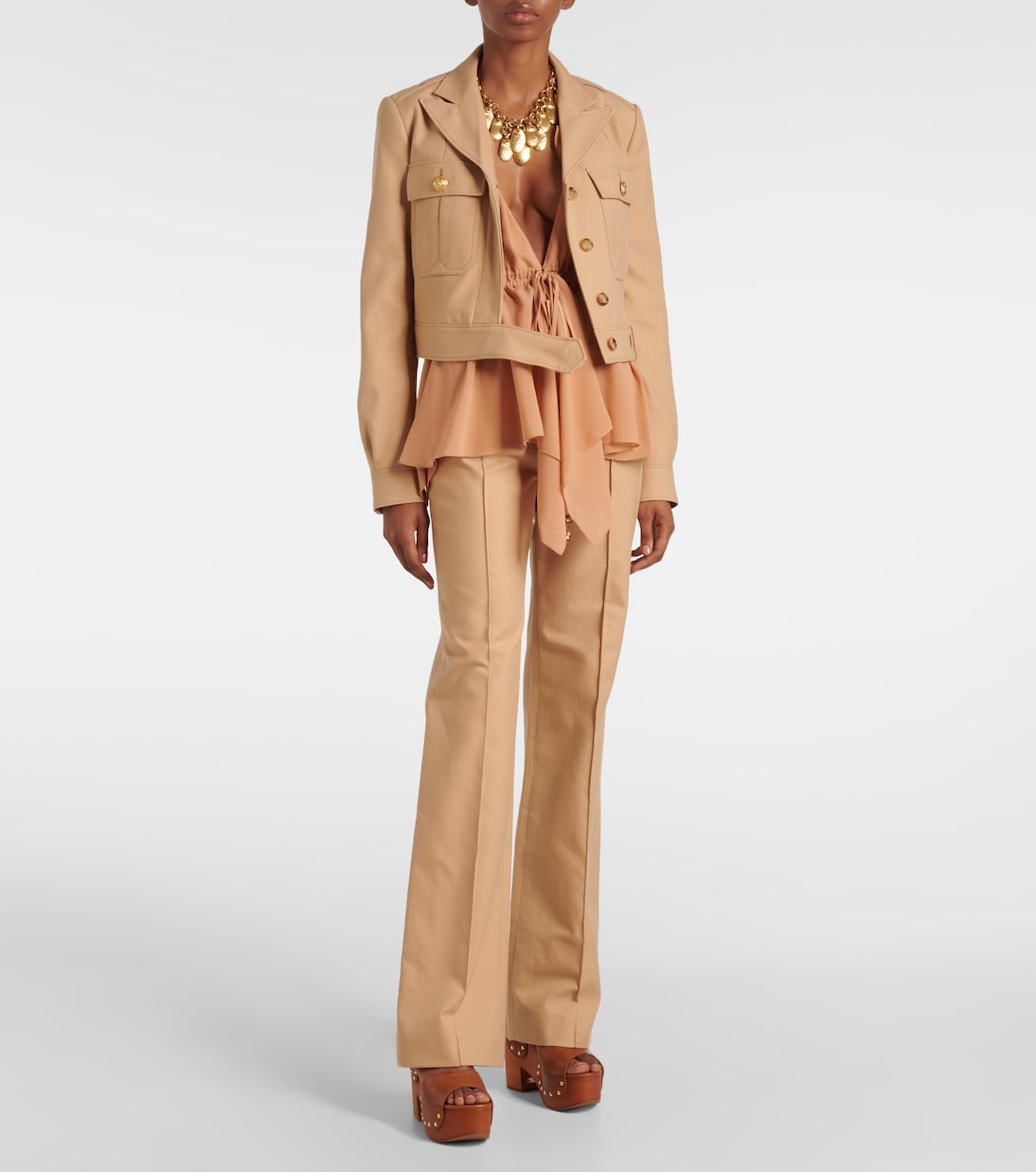 Cropped-Jacke aus Baumwolle | Chloé