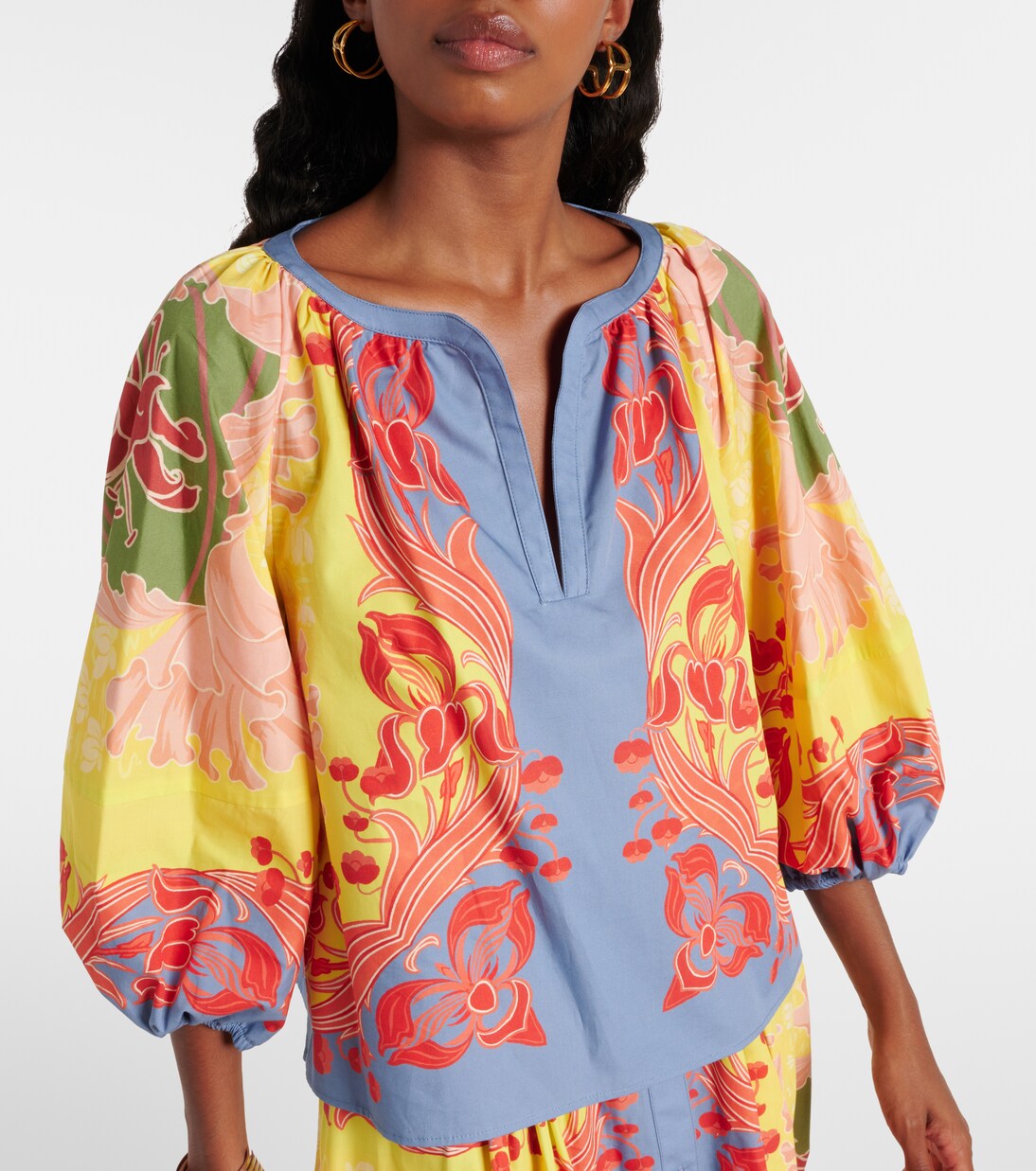 Blouse imprimée en coton | Etro