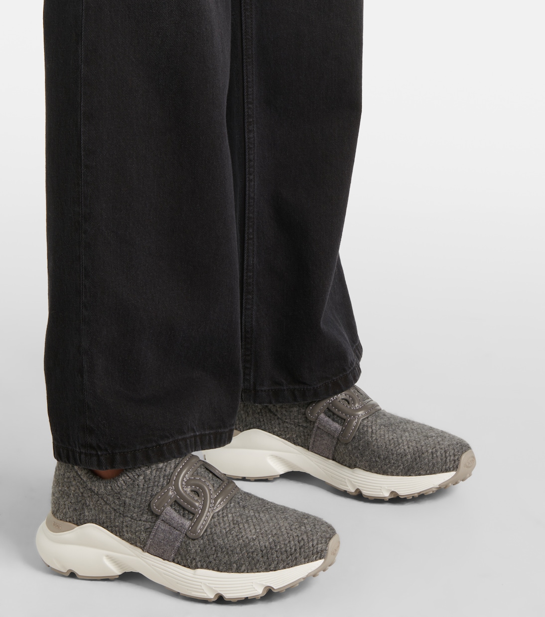 Sneakers Kate aus Strick mit Leder | Tod's