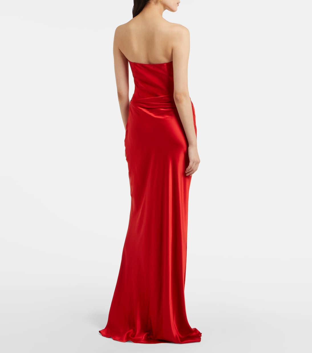 Robe aus Seidensatin | The Sei