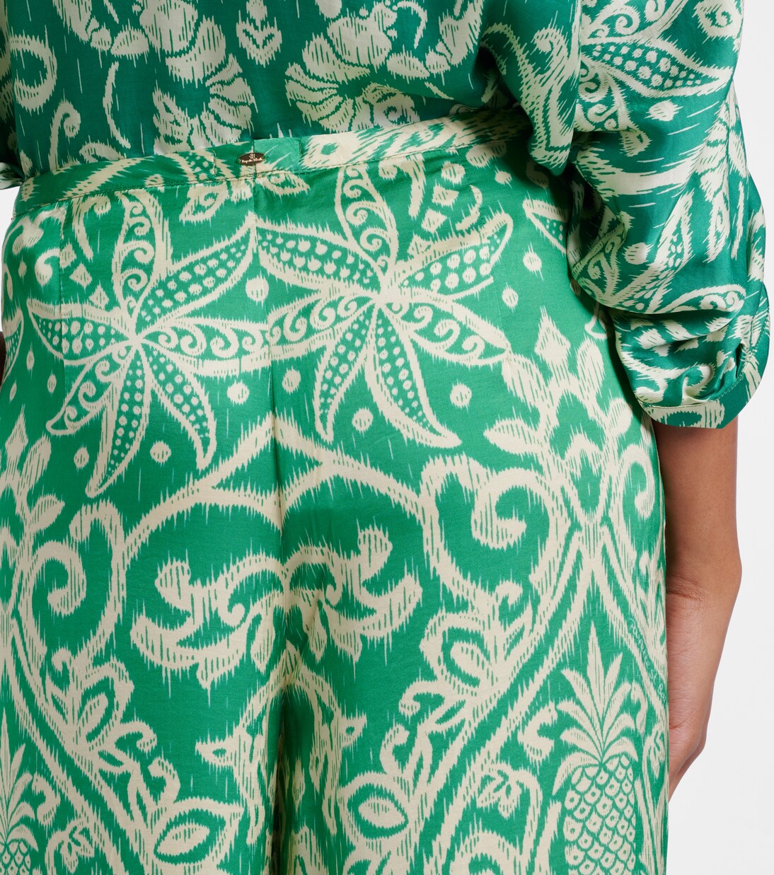 Clea printed wide-leg pants | Poupette St Barth