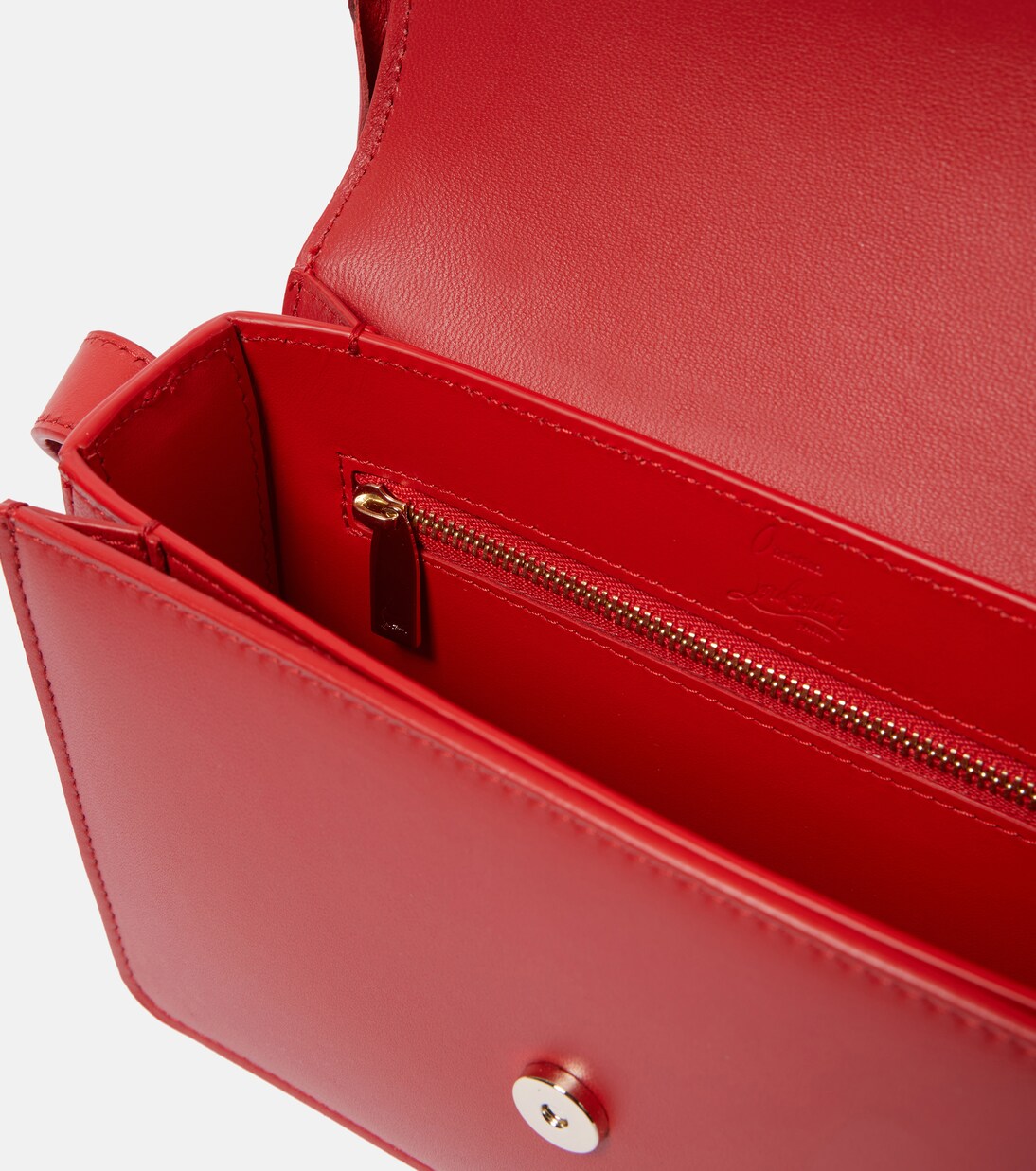Loubi54 appliqué leather crossbody bag | Christian Louboutin