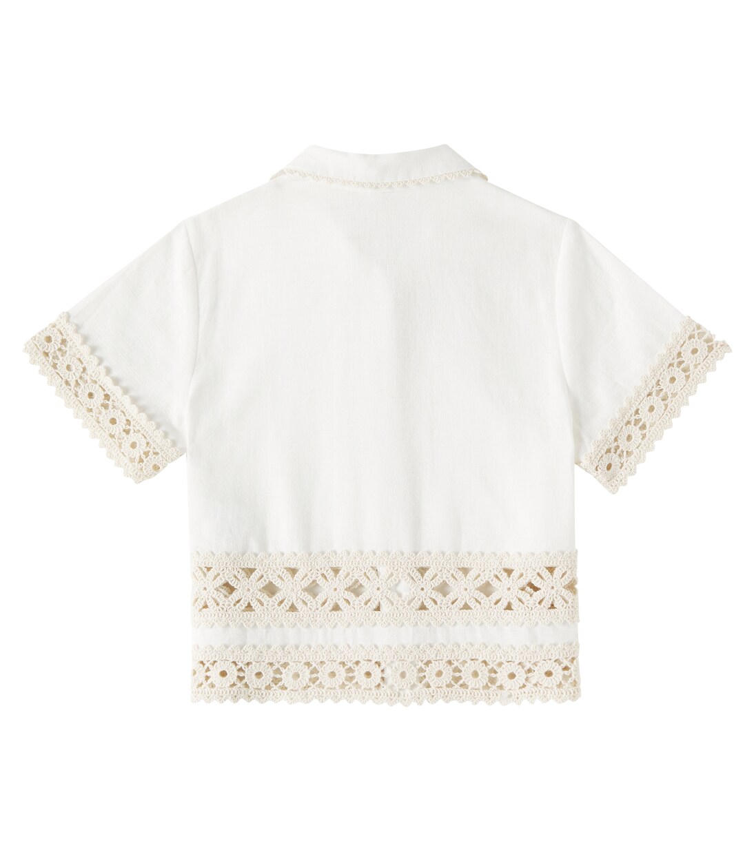 Wylie cotton shirt | Zimmermann Kids