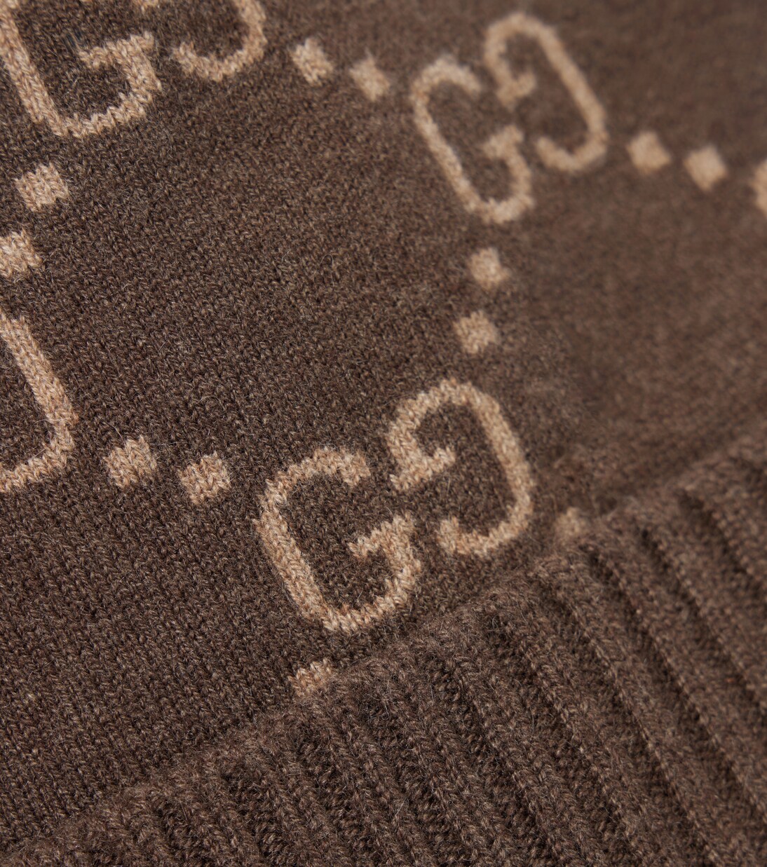 GG jacquard cashmere beanie | Gucci