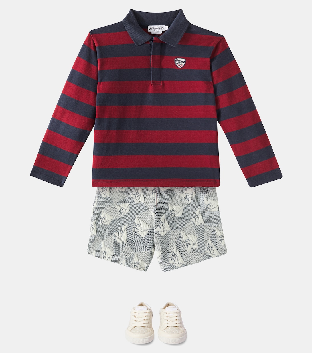 Edel cotton-blend Bermuda shorts | Bonpoint