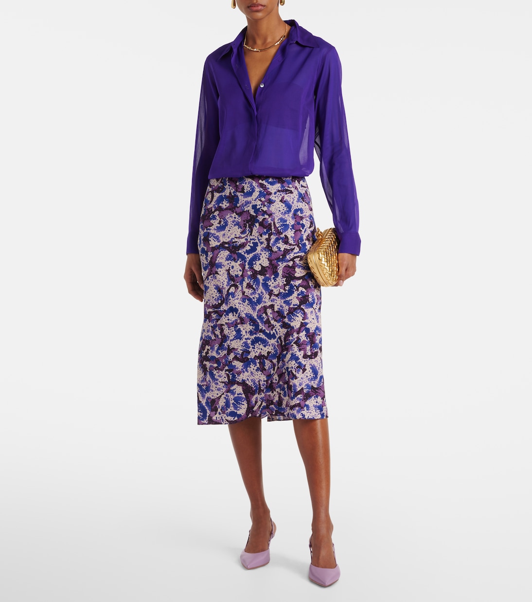 Ascent 55 leather slingback pumps | Gianvito Rossi