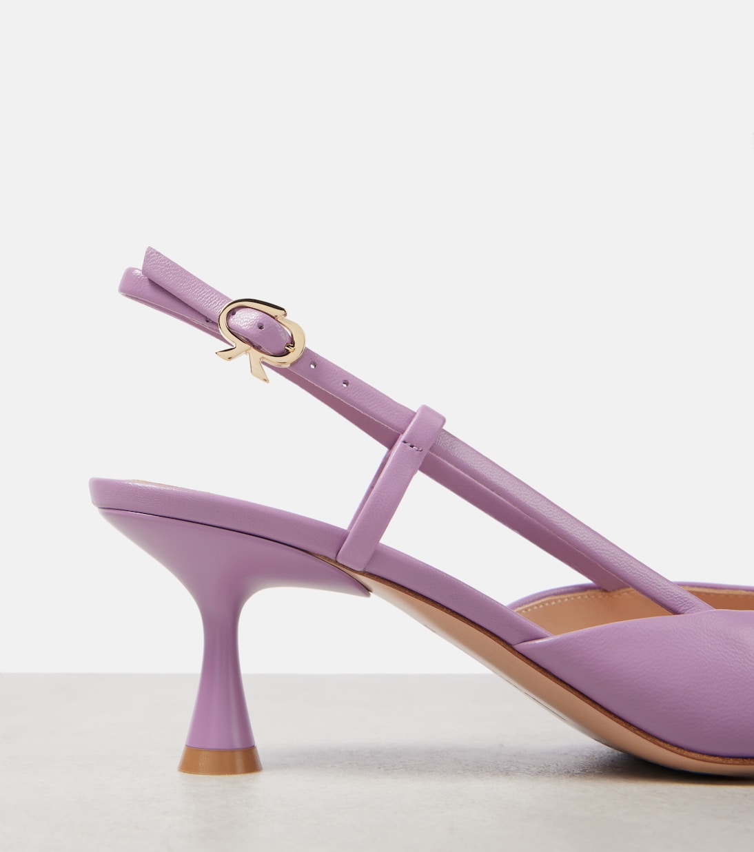 Ascent 55 leather slingback pumps | Gianvito Rossi