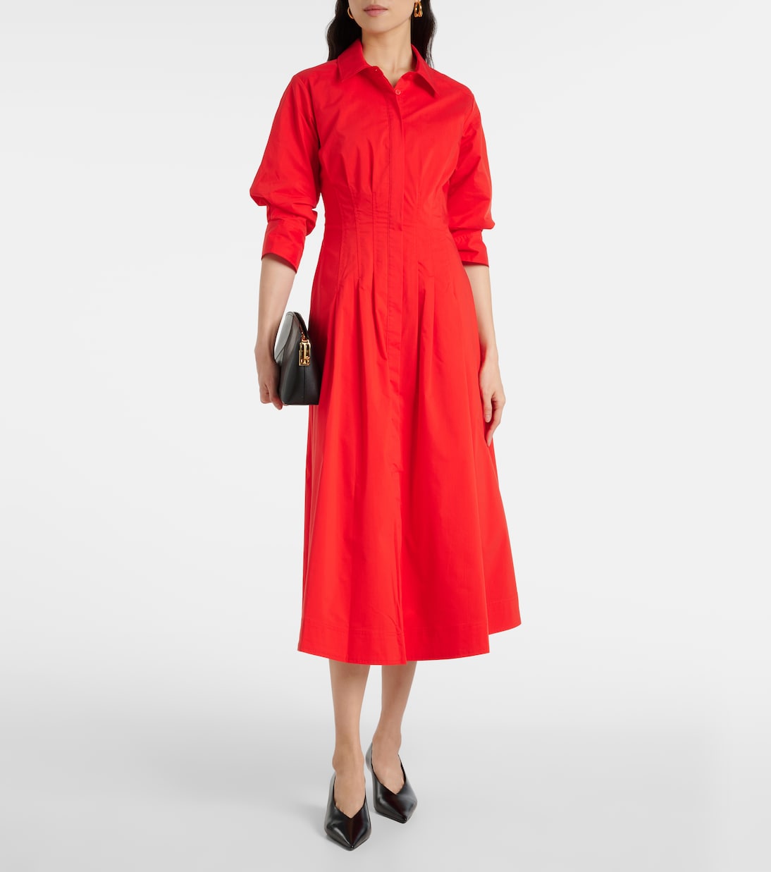 Midikleid Jazz aus einem Baumwollgemisch | Simkhai