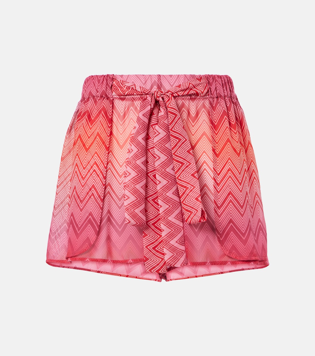Zigzag printed silk shorts | Missoni