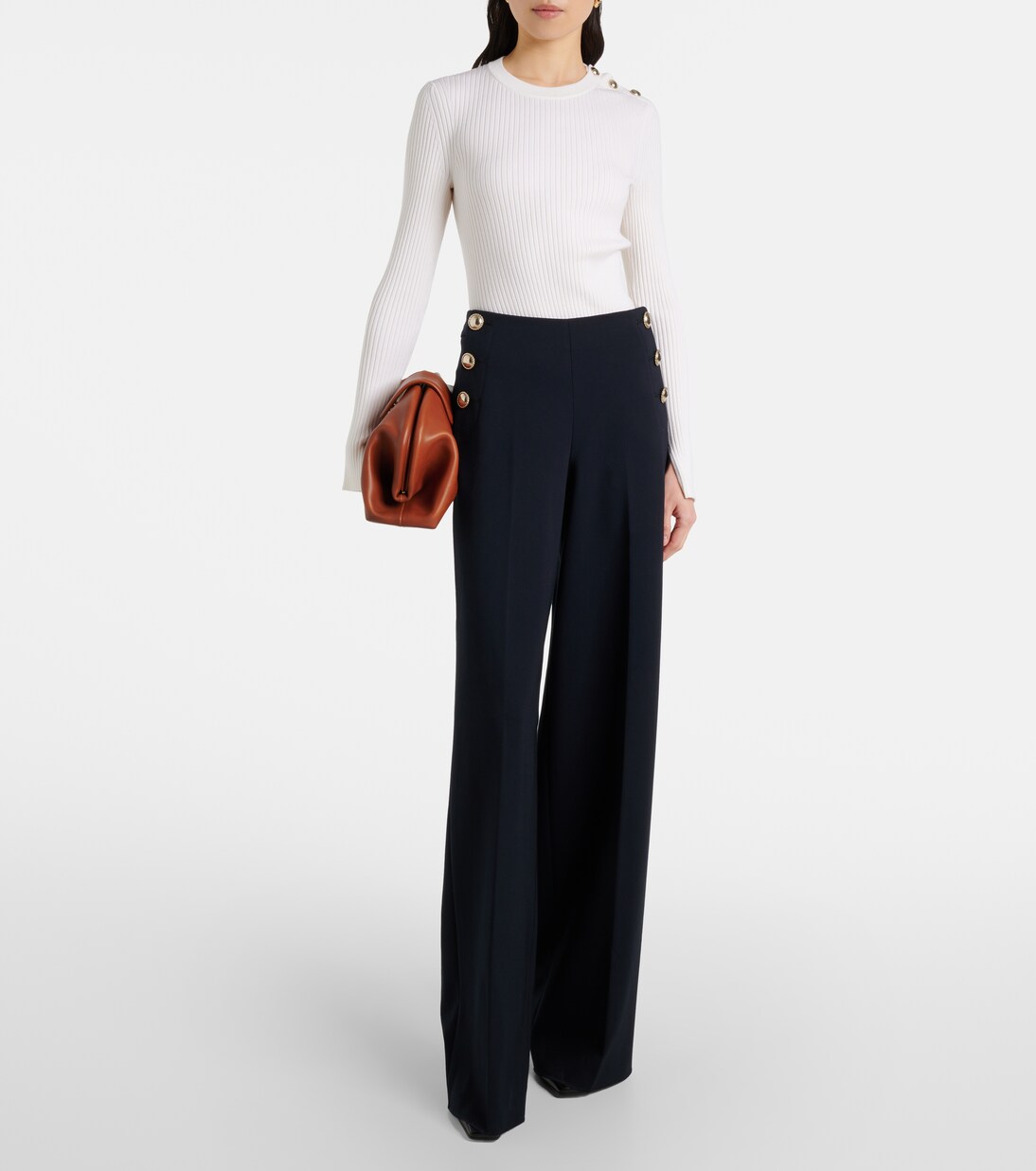 Pull Essential Ease en laine et soie mélangées | Dorothee Schumacher