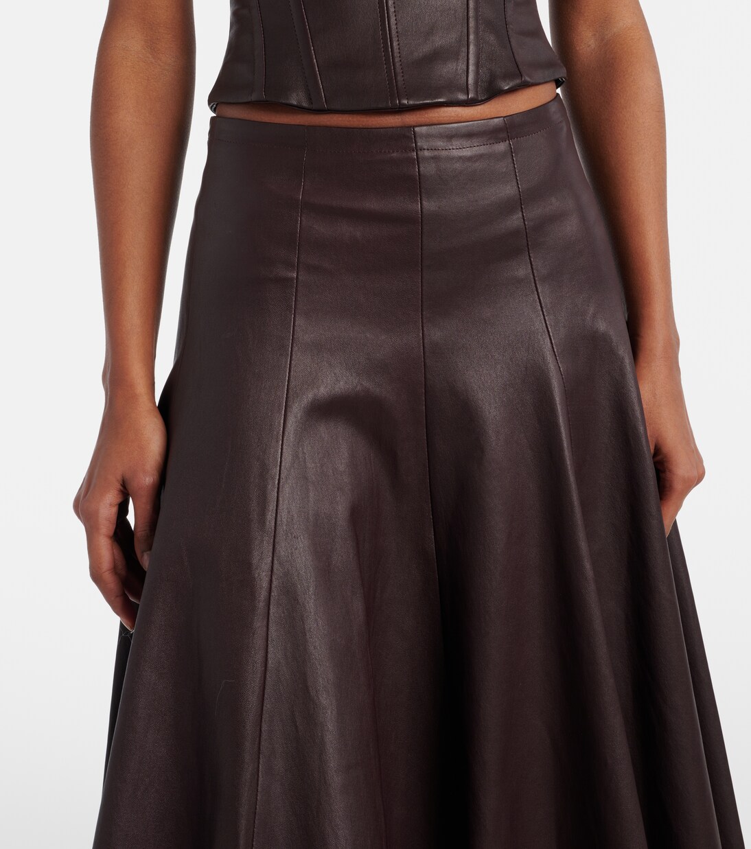 Midirock Sabrina aus Leder | Stouls