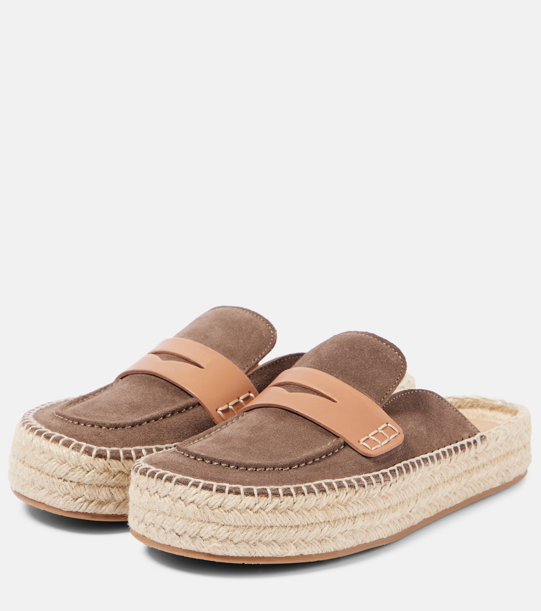Suede espadrille loafers | JW Anderson