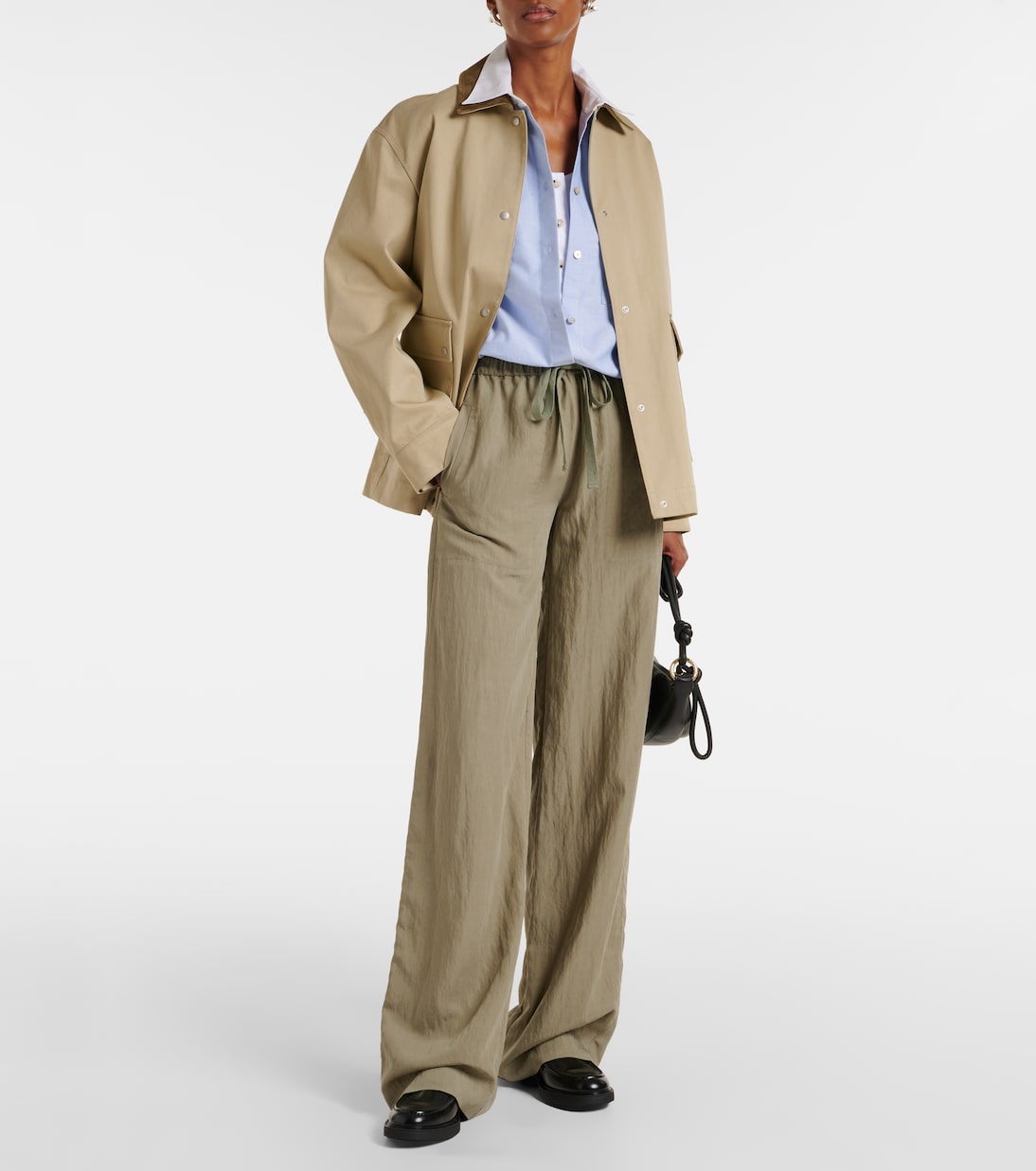 Pantalon ample à taille haute | Vince