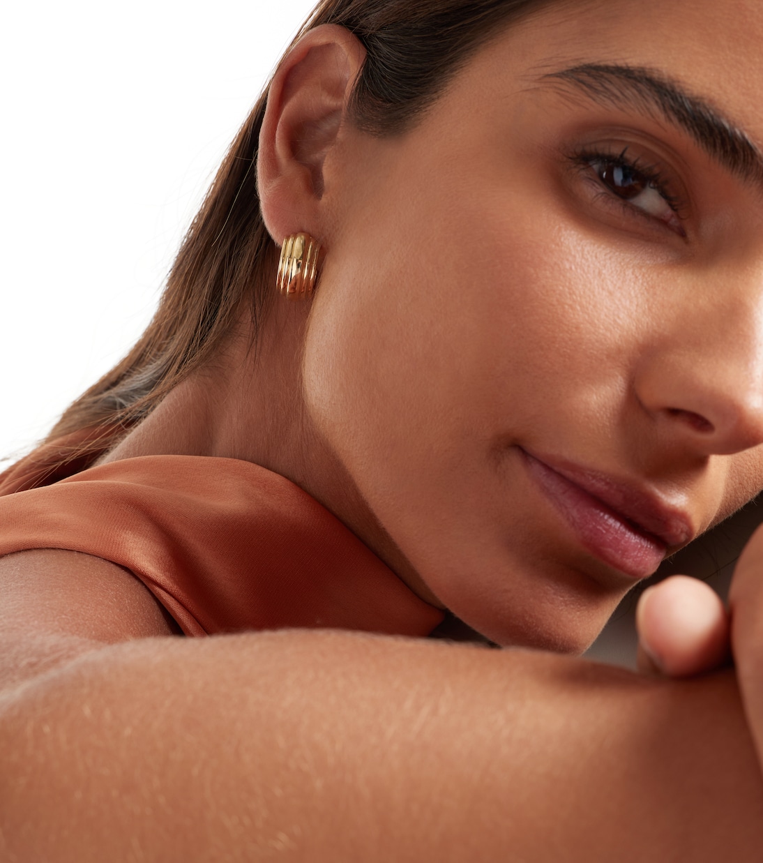 Boucles d'oreilles Serge en or 10 ct | Stone and Strand