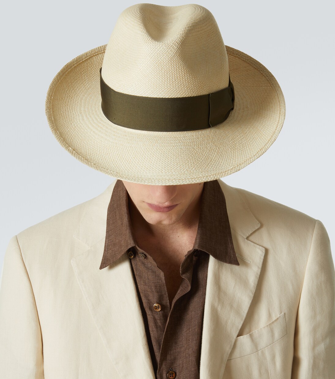 X E.Marinella Hut Amedeo aus Stroh | Borsalino