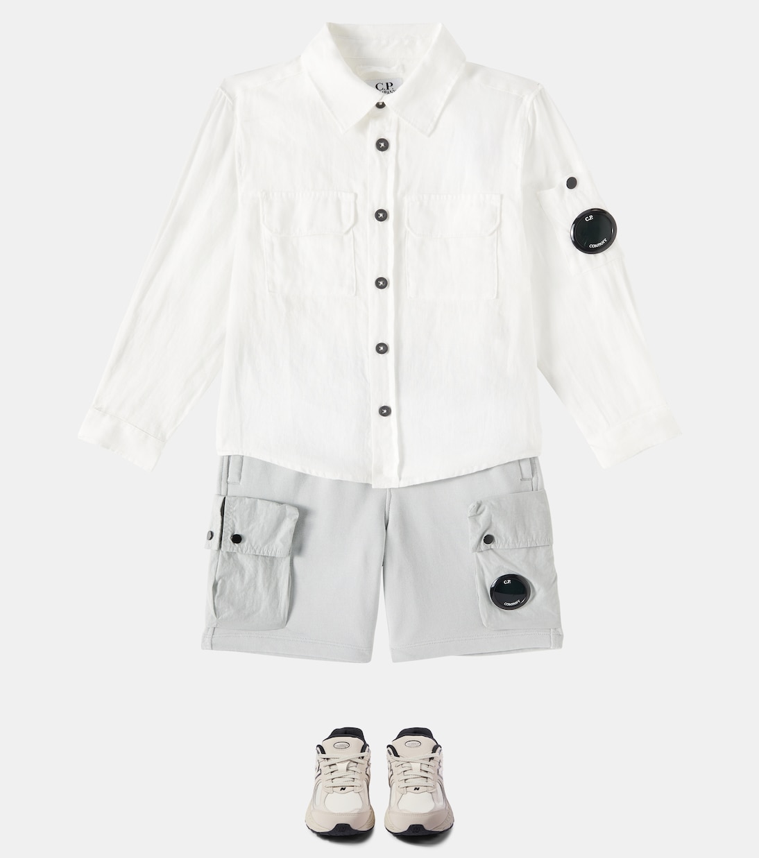 Hemd Lens aus Leinen | C.P. Company Kids