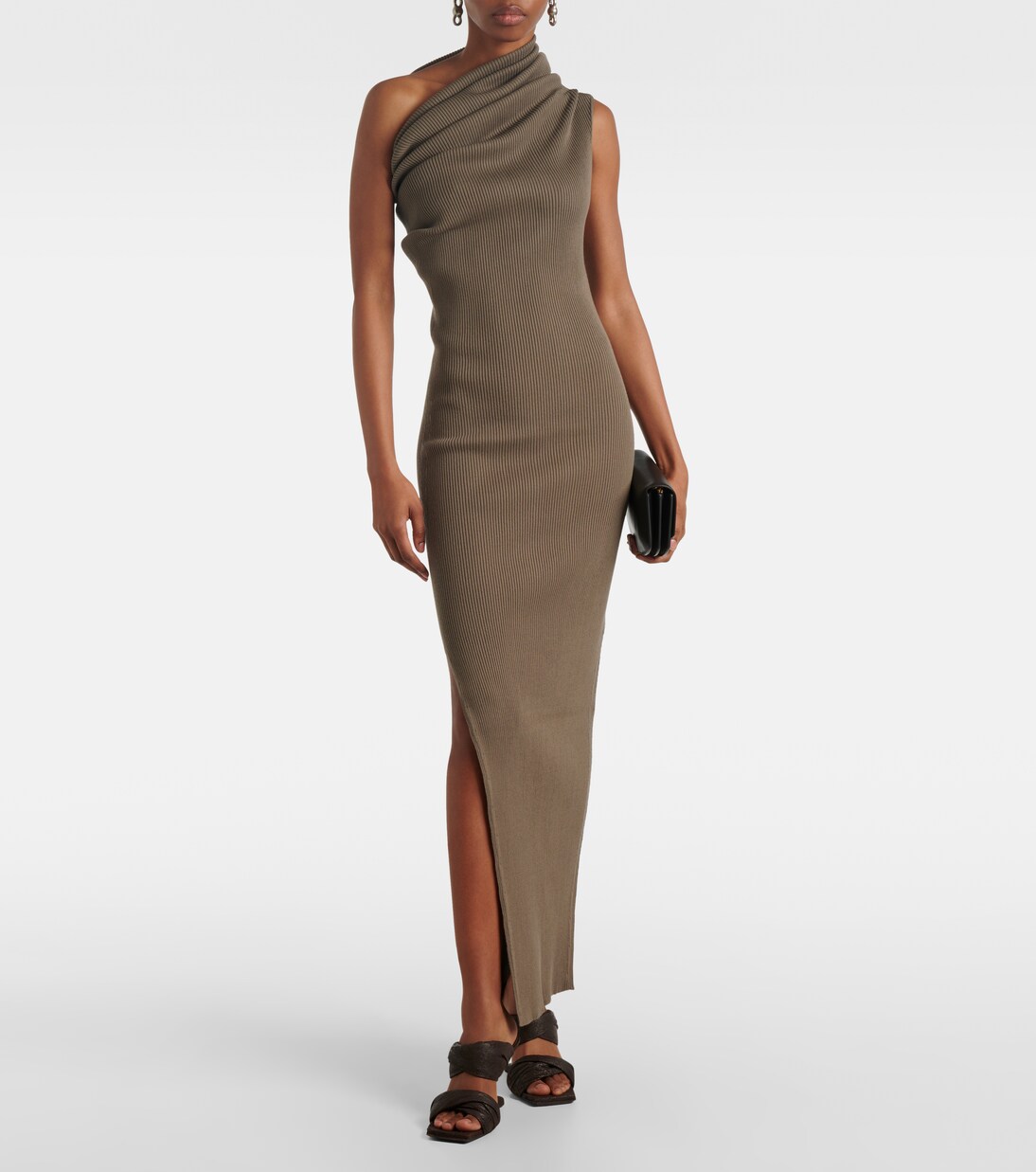 Robe longue asymétrique | Rick Owens