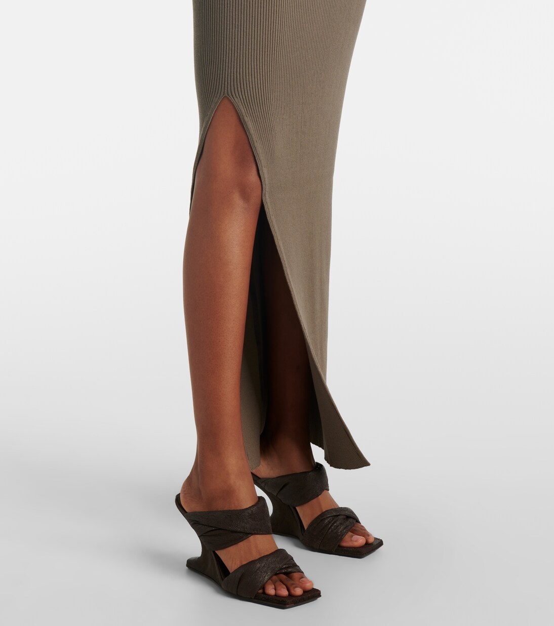 Robe longue asymétrique | Rick Owens