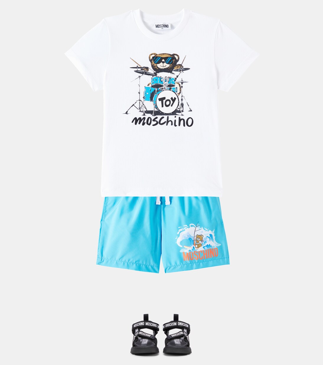 Printed swim trunks | Moschino Kids