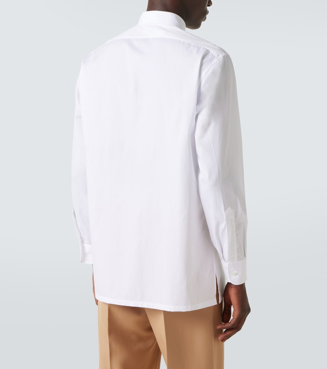 Cotton poplin shirt | Charvet