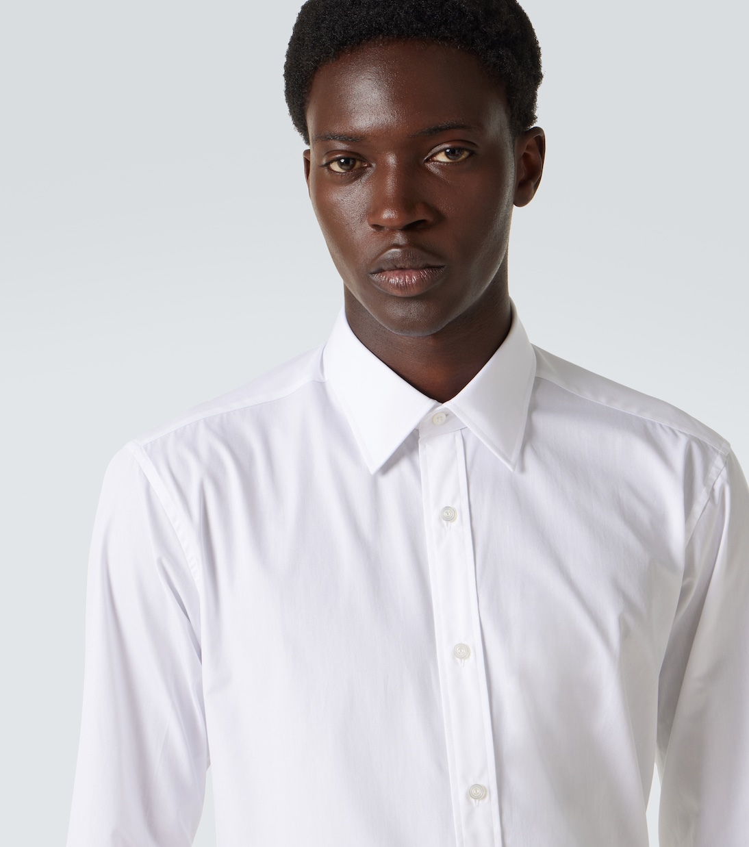 Cotton poplin shirt | Charvet
