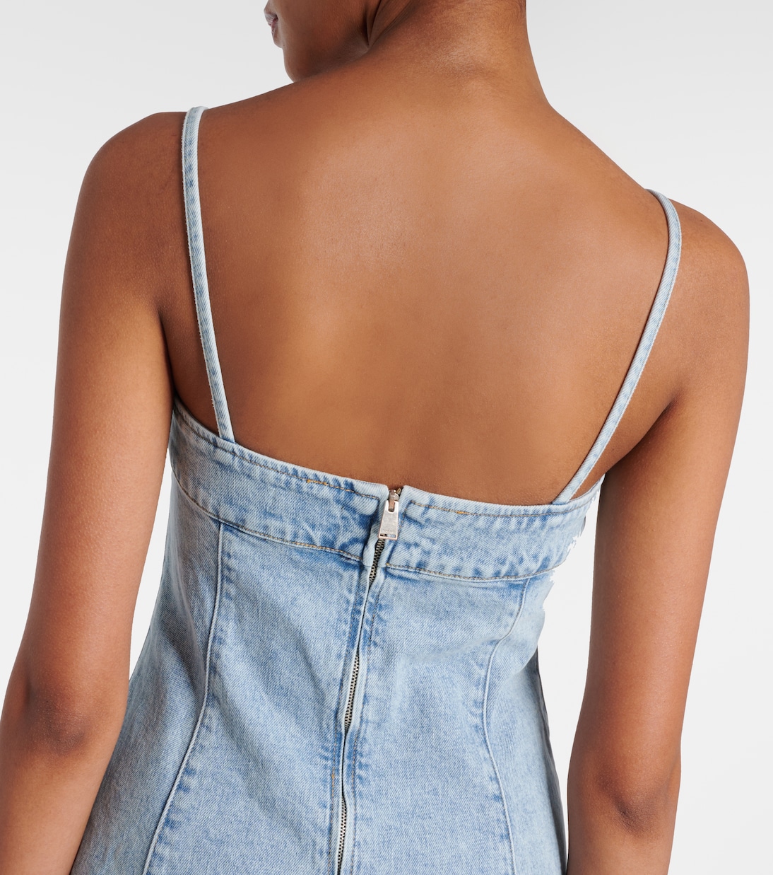 Vestido midi Clarissa de denim | Simkhai