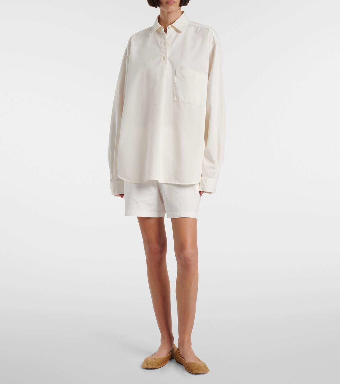 Gunty cotton shorts | The Row