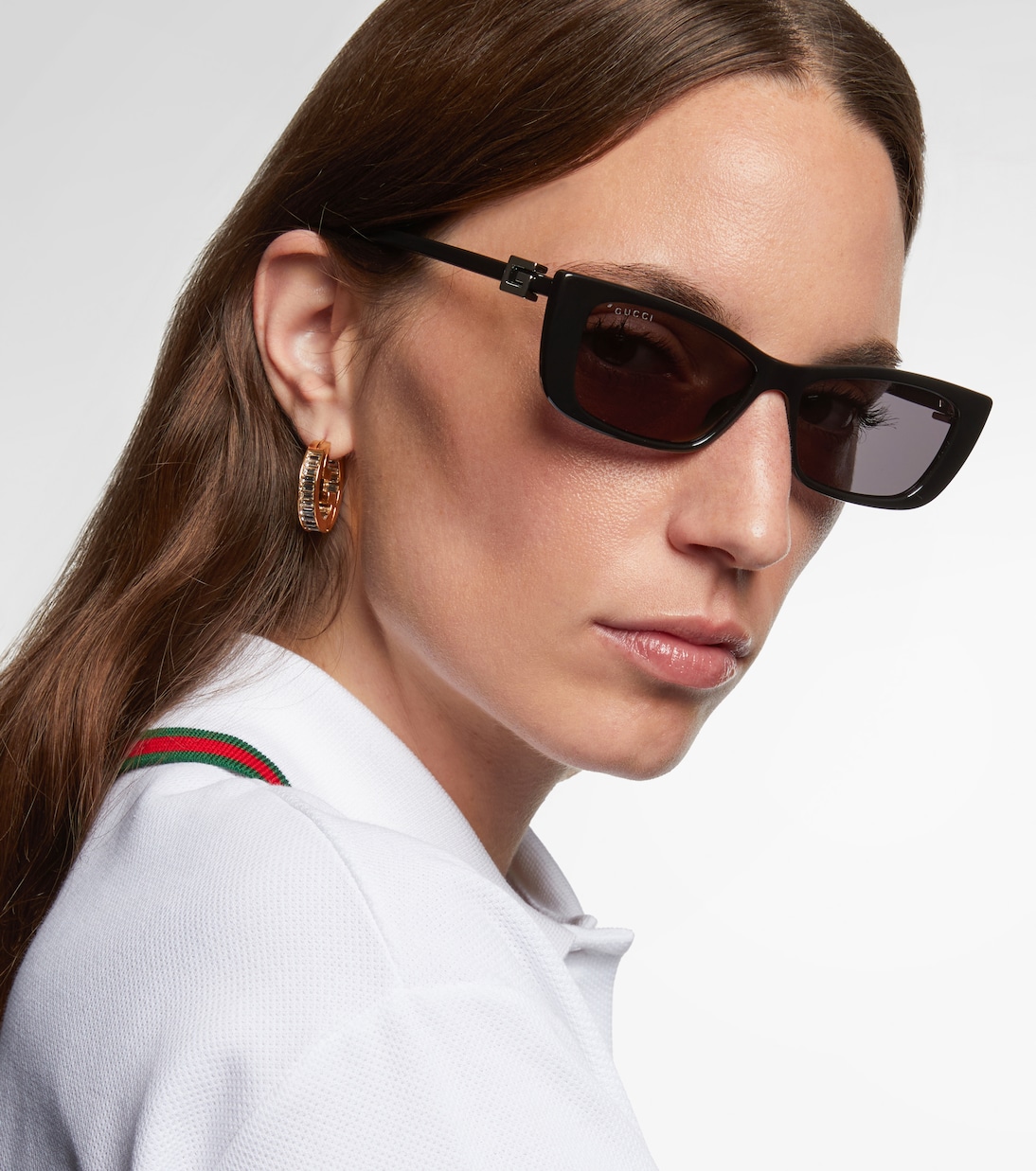 Logo rectangular sunglasses | Gucci