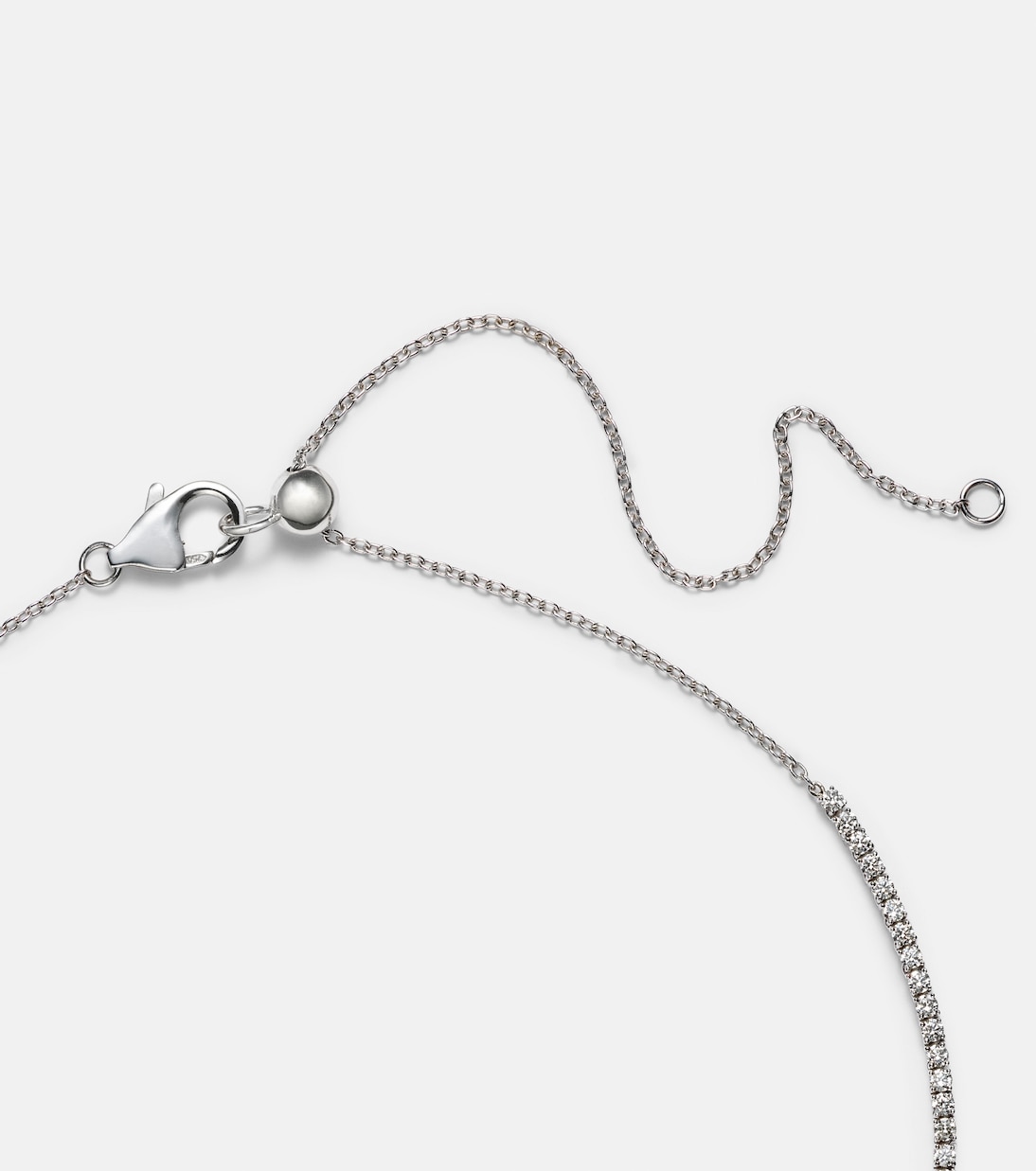 Choker Heart aus 18kt Weißgold mit Emaille und Diamanten | Kamyen