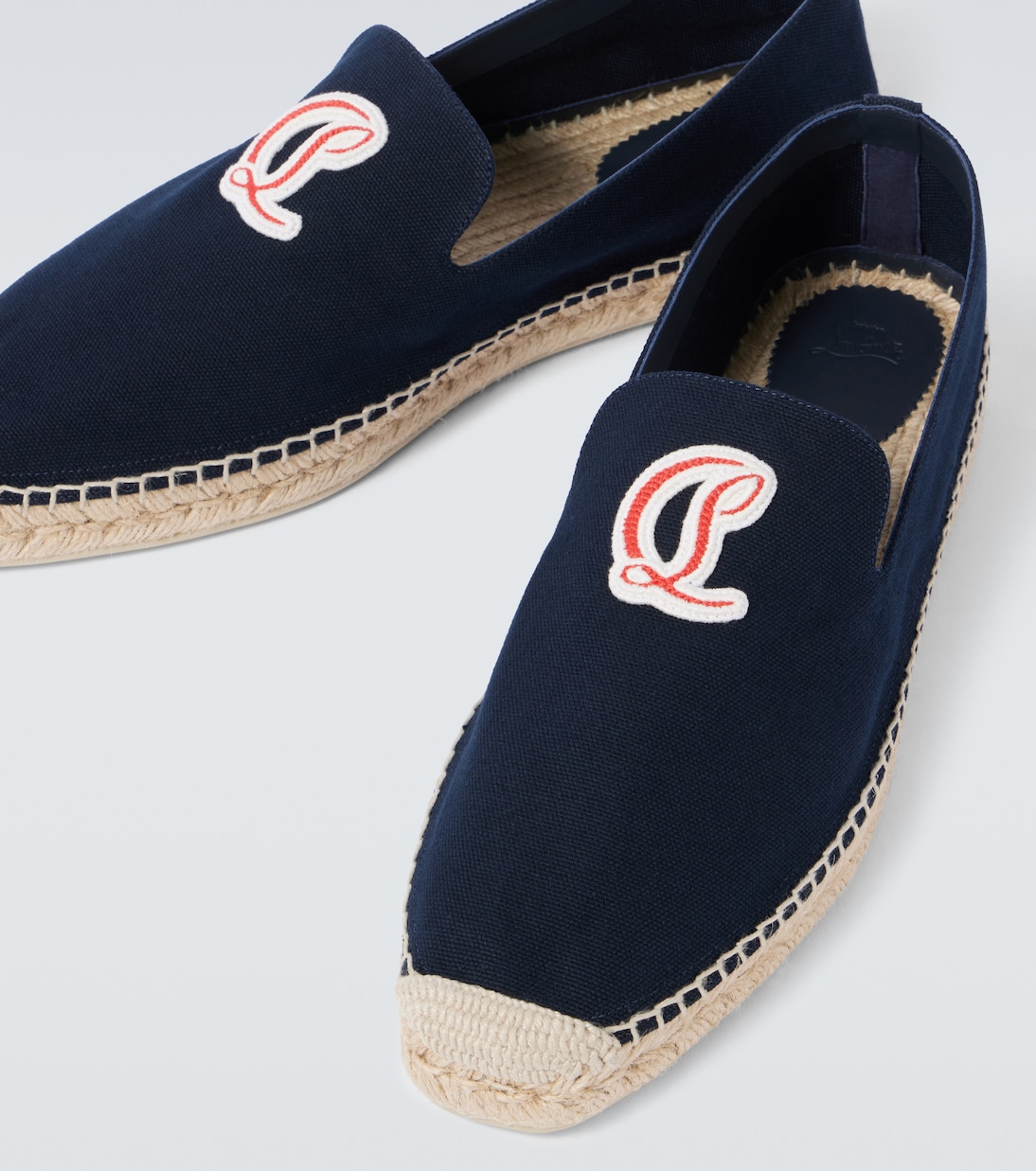 Nanou Mooncrest canvas espadrilles | Christian Louboutin