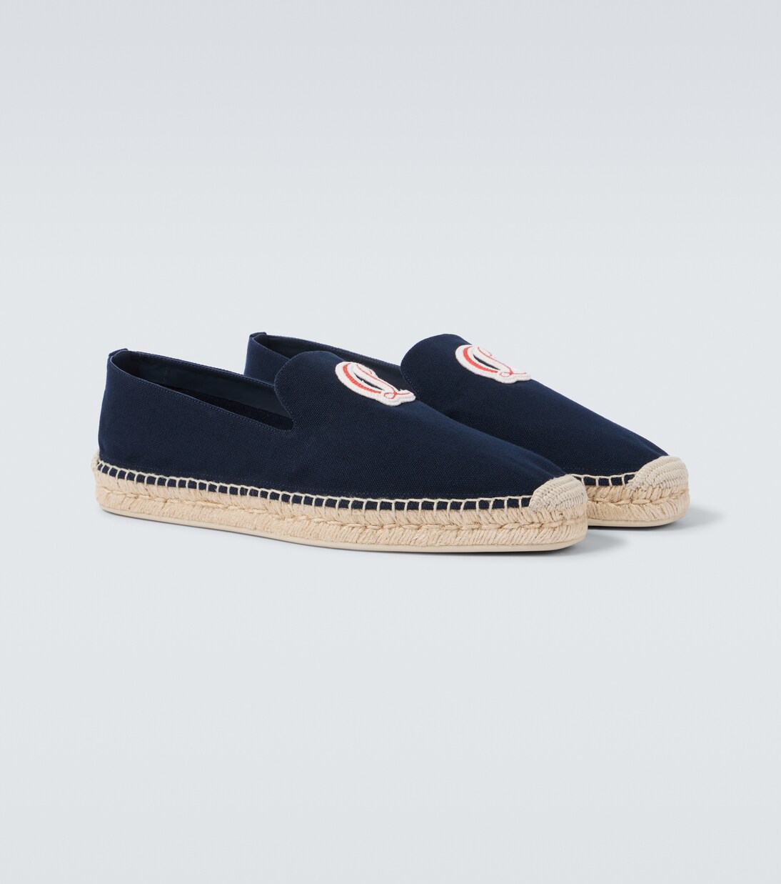 Nanou Mooncrest canvas espadrilles | Christian Louboutin
